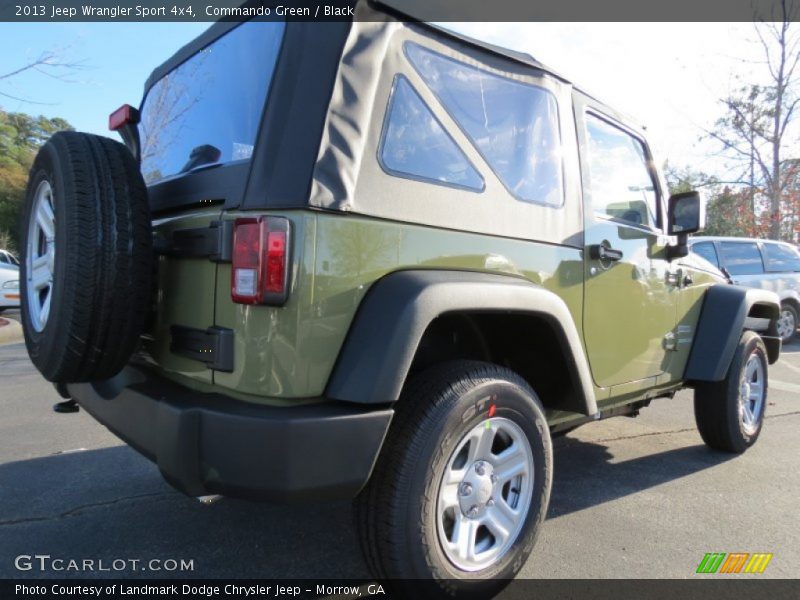 Commando Green / Black 2013 Jeep Wrangler Sport 4x4
