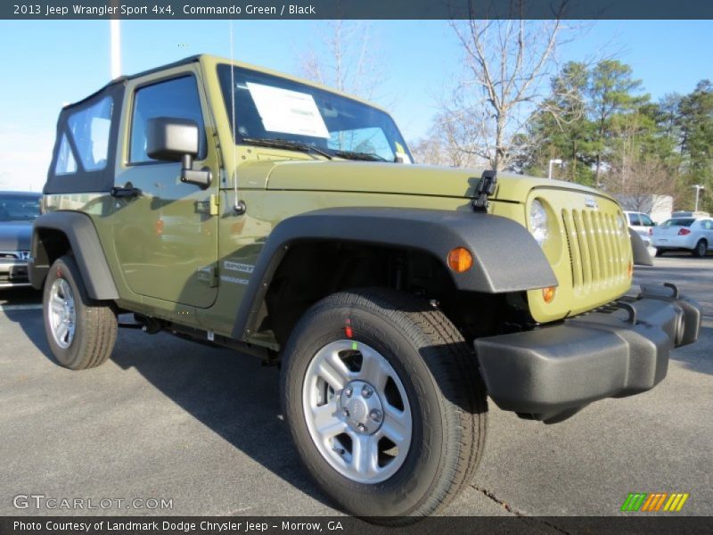 Commando Green / Black 2013 Jeep Wrangler Sport 4x4
