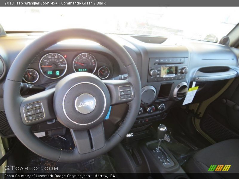 Commando Green / Black 2013 Jeep Wrangler Sport 4x4
