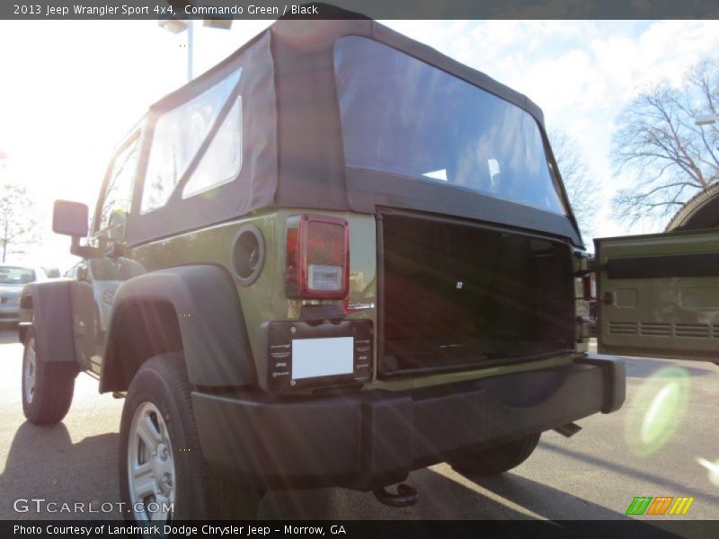 Commando Green / Black 2013 Jeep Wrangler Sport 4x4