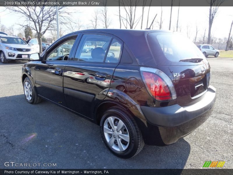 Midnight Black / Gray 2009 Kia Rio Rio5 LX Hatchback