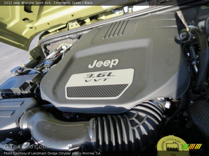 Commando Green / Black 2013 Jeep Wrangler Sport 4x4