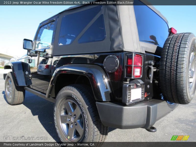 Black / Freedom Edition Black/Silver 2013 Jeep Wrangler Oscar Mike Freedom Edition 4x4