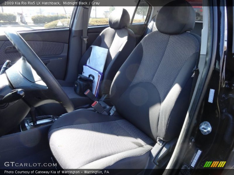 Midnight Black / Gray 2009 Kia Rio Rio5 LX Hatchback