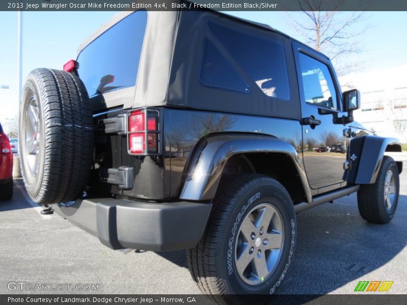 Black / Freedom Edition Black/Silver 2013 Jeep Wrangler Oscar Mike Freedom Edition 4x4
