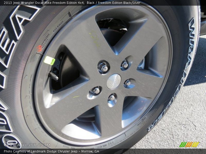 Black / Freedom Edition Black/Silver 2013 Jeep Wrangler Oscar Mike Freedom Edition 4x4