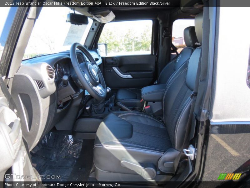 Black / Freedom Edition Black/Silver 2013 Jeep Wrangler Oscar Mike Freedom Edition 4x4