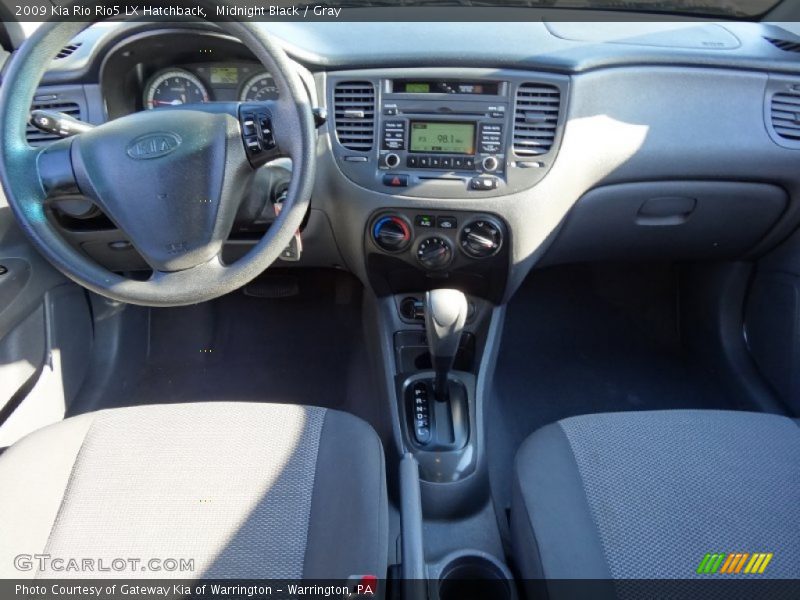 Midnight Black / Gray 2009 Kia Rio Rio5 LX Hatchback