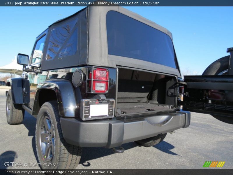 Black / Freedom Edition Black/Silver 2013 Jeep Wrangler Oscar Mike Freedom Edition 4x4