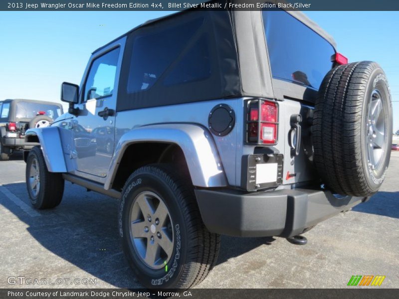 Billet Silver Metallic / Freedom Edition Black/Silver 2013 Jeep Wrangler Oscar Mike Freedom Edition 4x4