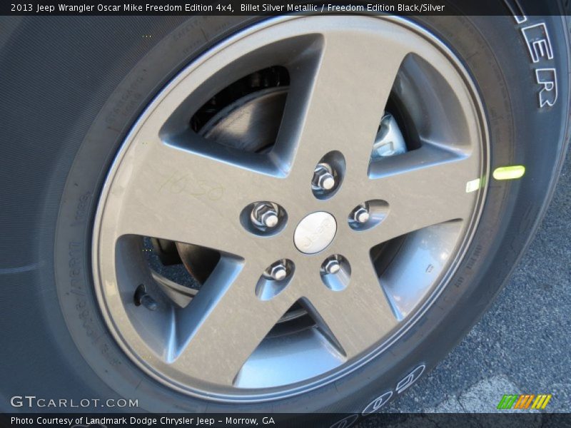 Billet Silver Metallic / Freedom Edition Black/Silver 2013 Jeep Wrangler Oscar Mike Freedom Edition 4x4