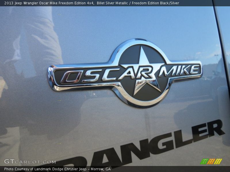 Billet Silver Metallic / Freedom Edition Black/Silver 2013 Jeep Wrangler Oscar Mike Freedom Edition 4x4