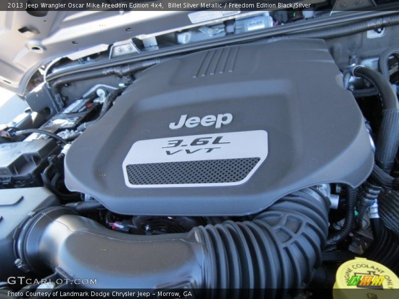 Billet Silver Metallic / Freedom Edition Black/Silver 2013 Jeep Wrangler Oscar Mike Freedom Edition 4x4