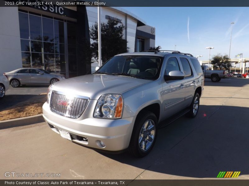 Quicksilver Metallic / Ebony 2013 GMC Yukon SLT 4x4