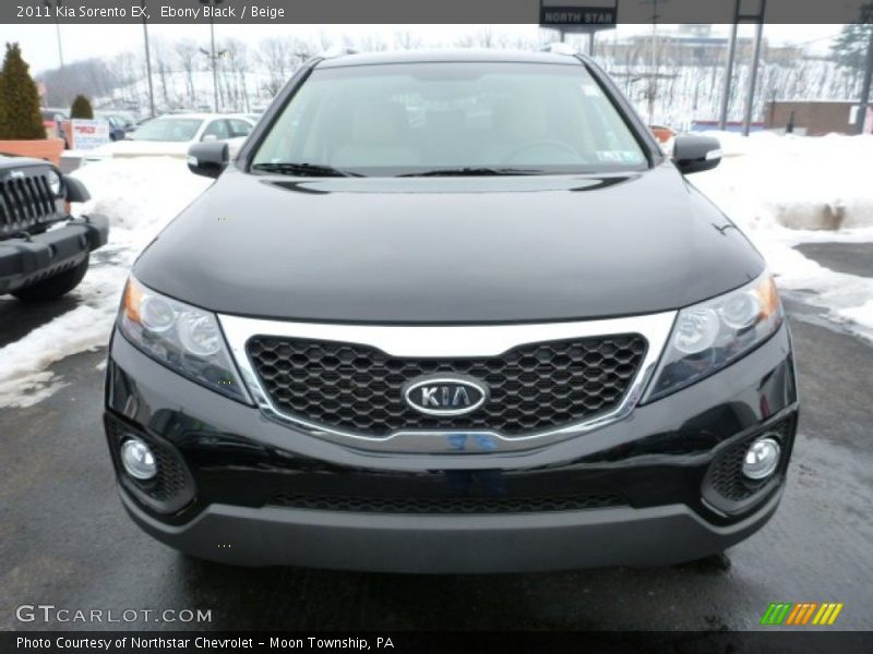 Ebony Black / Beige 2011 Kia Sorento EX