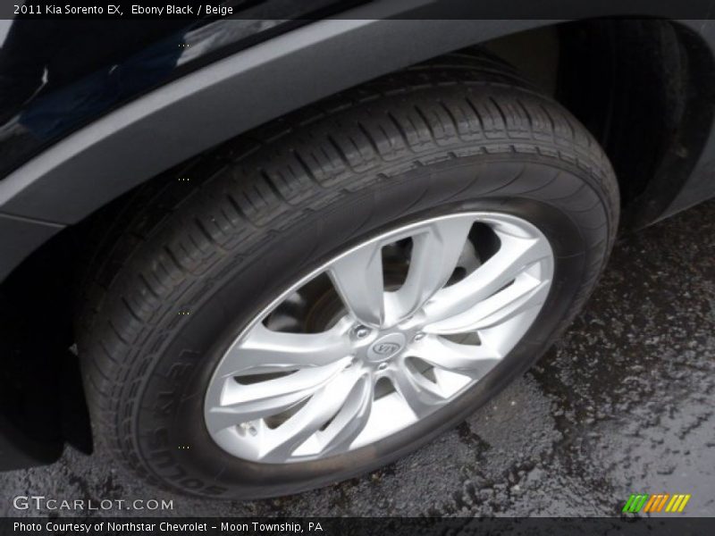 Ebony Black / Beige 2011 Kia Sorento EX