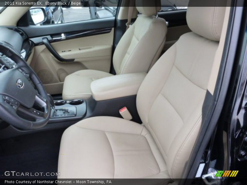 Ebony Black / Beige 2011 Kia Sorento EX
