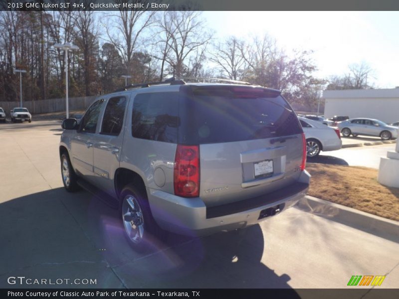Quicksilver Metallic / Ebony 2013 GMC Yukon SLT 4x4