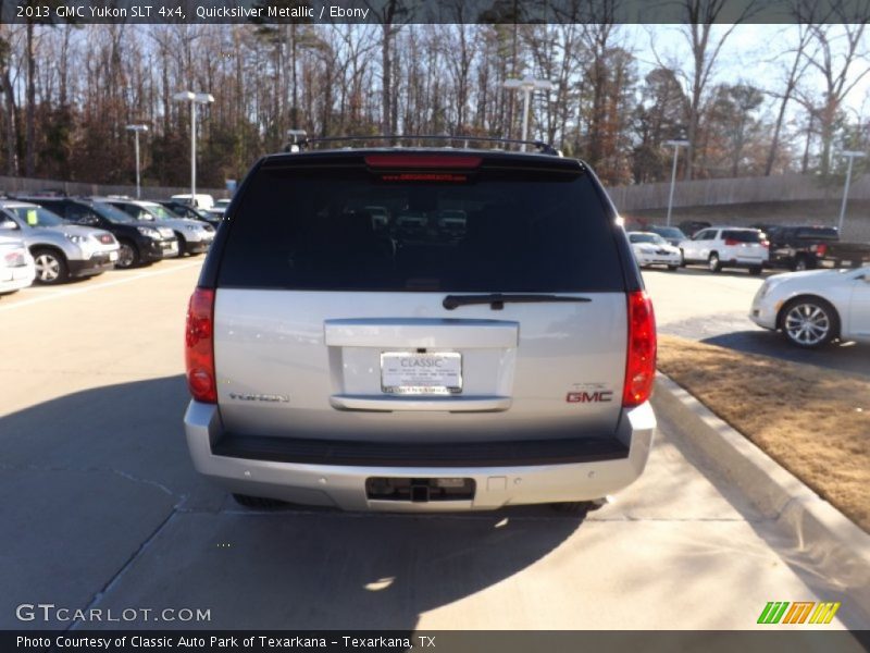 Quicksilver Metallic / Ebony 2013 GMC Yukon SLT 4x4