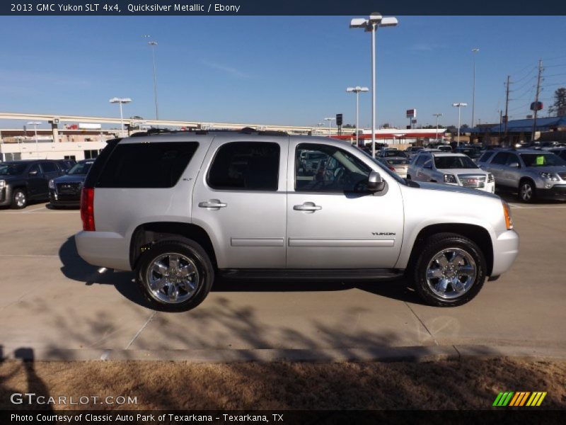 Quicksilver Metallic / Ebony 2013 GMC Yukon SLT 4x4