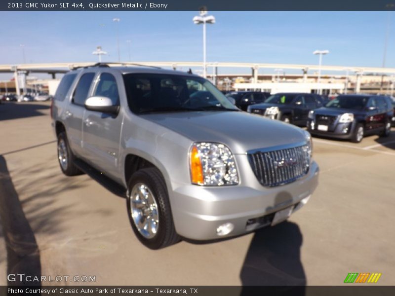 Quicksilver Metallic / Ebony 2013 GMC Yukon SLT 4x4
