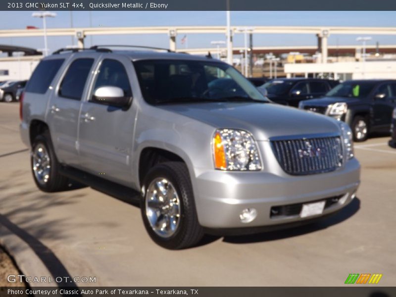 Quicksilver Metallic / Ebony 2013 GMC Yukon SLT 4x4