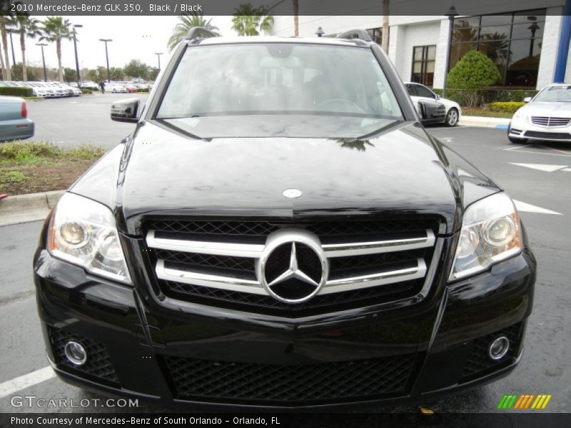 Black / Black 2010 Mercedes-Benz GLK 350