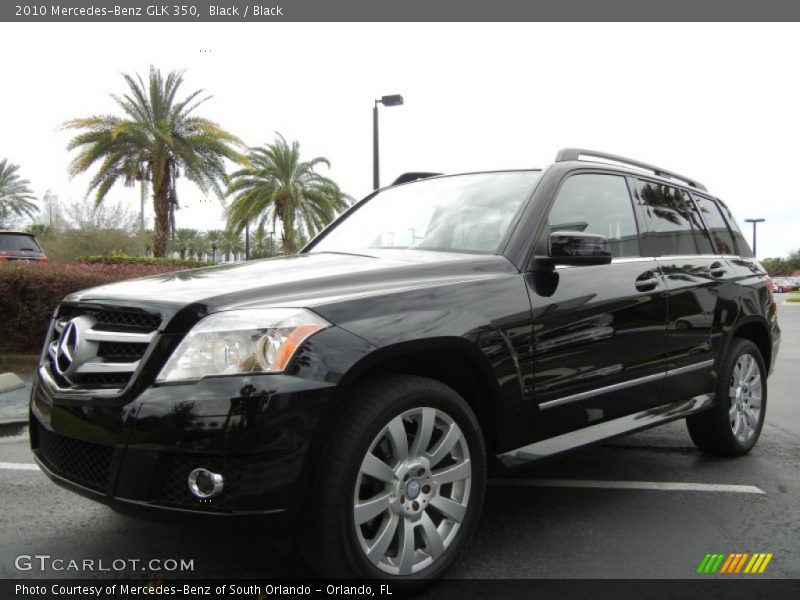 Black / Black 2010 Mercedes-Benz GLK 350