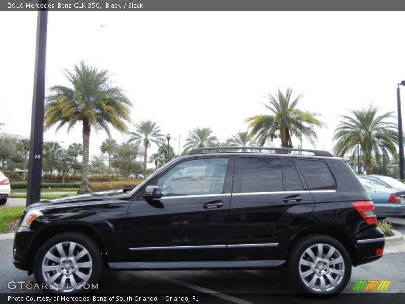 Black / Black 2010 Mercedes-Benz GLK 350