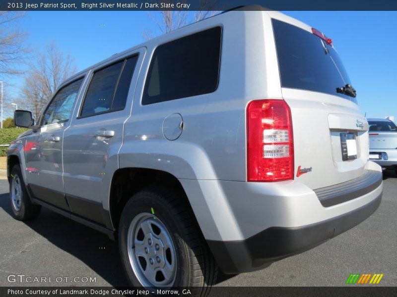 Bright Silver Metallic / Dark Slate Gray 2013 Jeep Patriot Sport