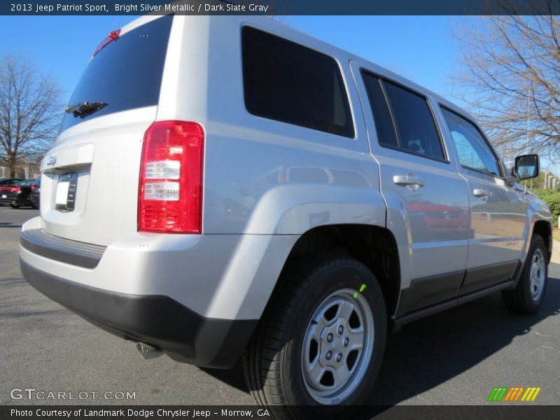 Bright Silver Metallic / Dark Slate Gray 2013 Jeep Patriot Sport