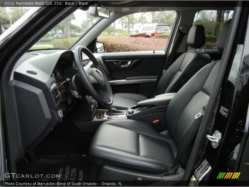 Black / Black 2010 Mercedes-Benz GLK 350
