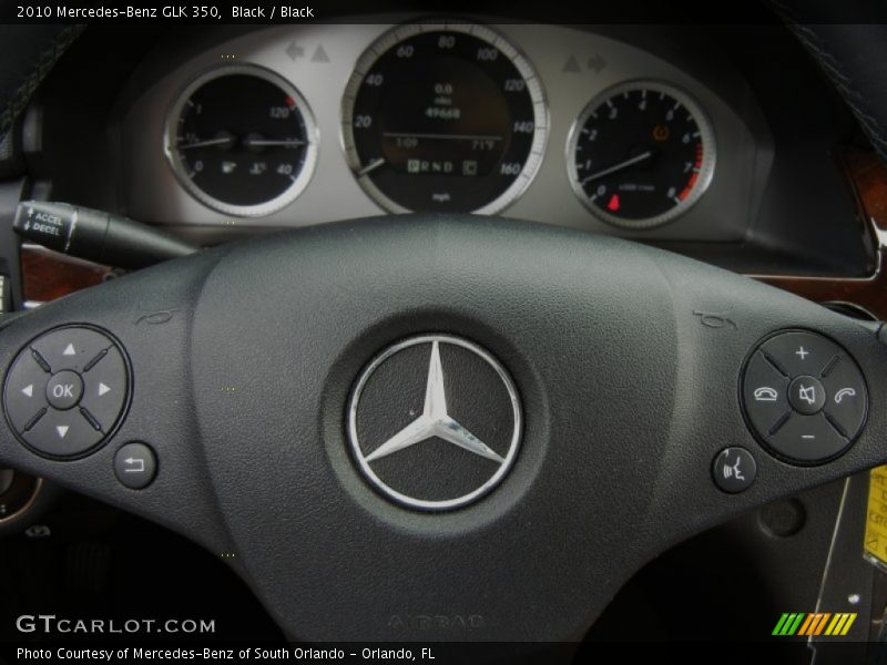 Black / Black 2010 Mercedes-Benz GLK 350
