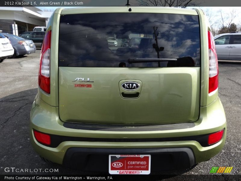 Alien Green / Black Cloth 2012 Kia Soul 1.6