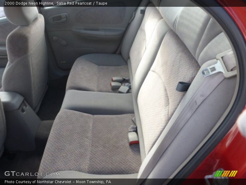 Salsa Red Pearlcoat / Taupe 2000 Dodge Neon Highline