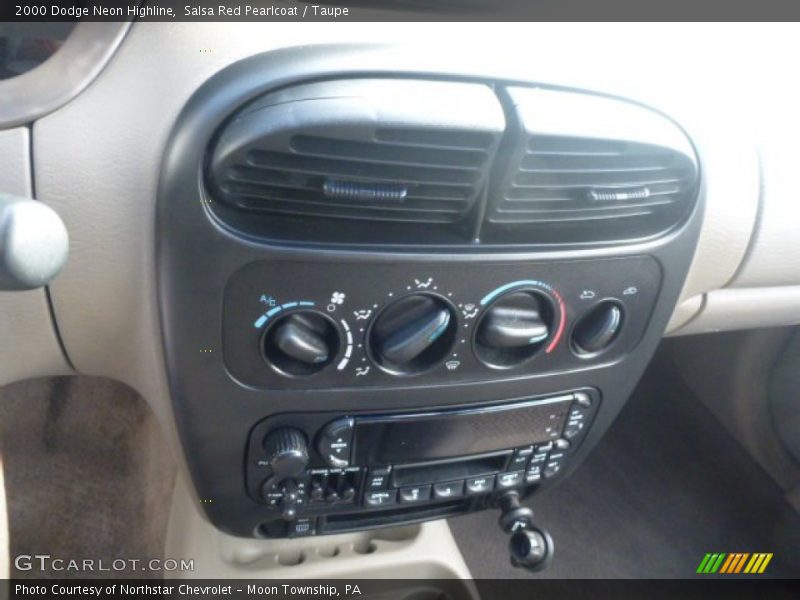 Salsa Red Pearlcoat / Taupe 2000 Dodge Neon Highline
