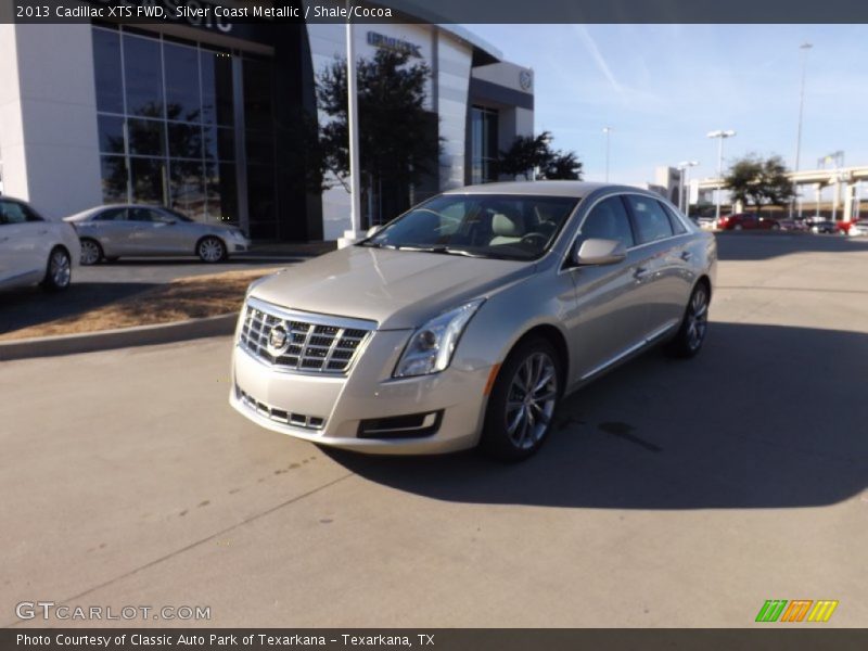 Silver Coast Metallic / Shale/Cocoa 2013 Cadillac XTS FWD