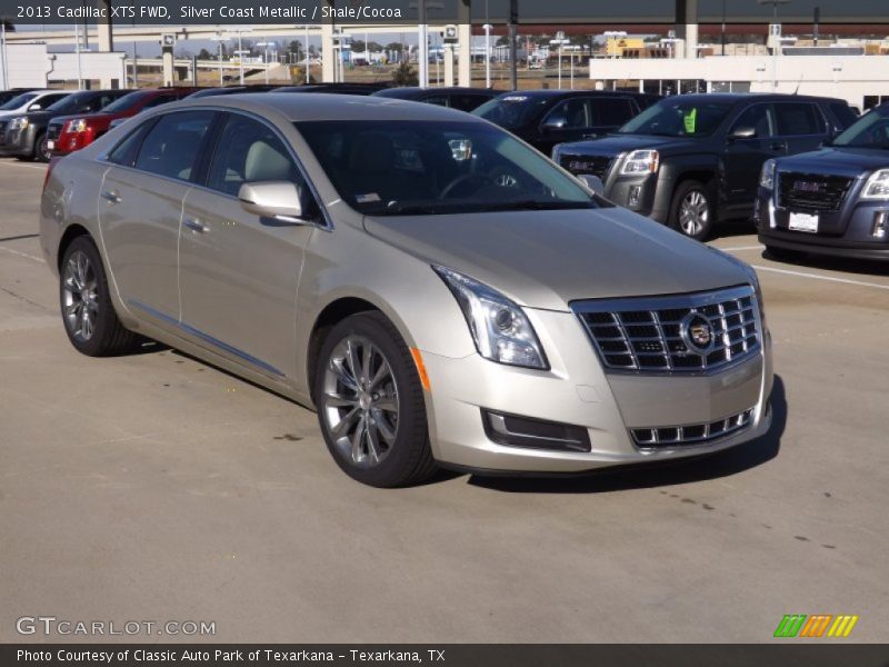 Silver Coast Metallic / Shale/Cocoa 2013 Cadillac XTS FWD