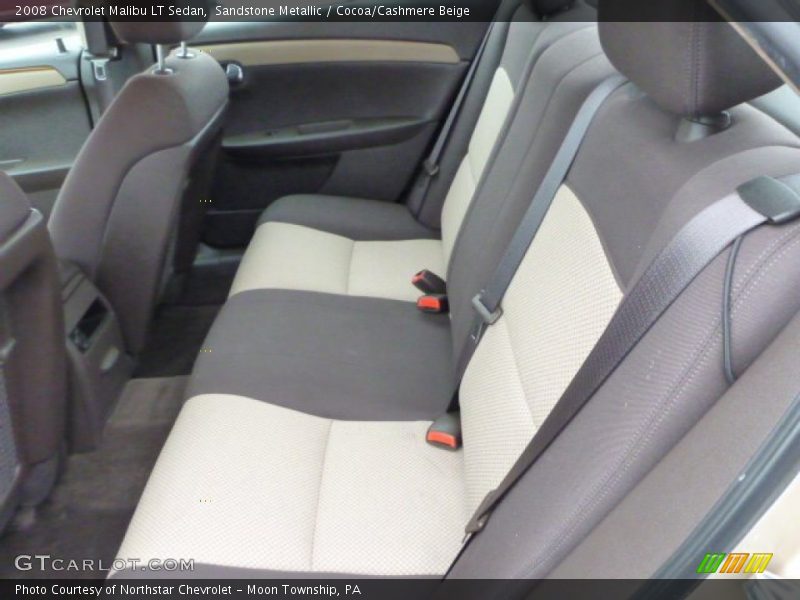 Sandstone Metallic / Cocoa/Cashmere Beige 2008 Chevrolet Malibu LT Sedan