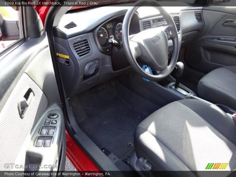 Tropical Red / Gray 2009 Kia Rio Rio5 LX Hatchback