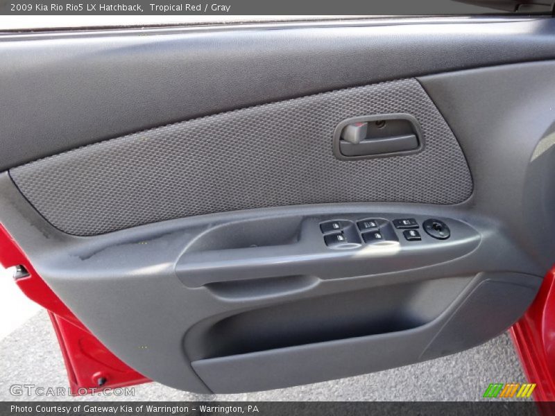 Tropical Red / Gray 2009 Kia Rio Rio5 LX Hatchback