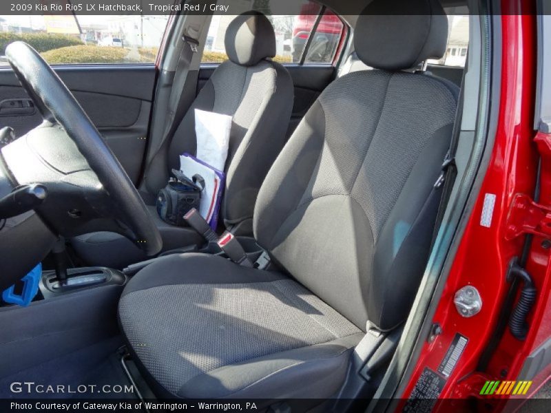 Tropical Red / Gray 2009 Kia Rio Rio5 LX Hatchback