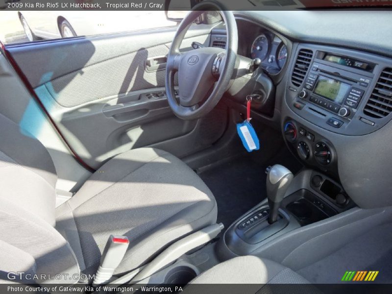 Tropical Red / Gray 2009 Kia Rio Rio5 LX Hatchback