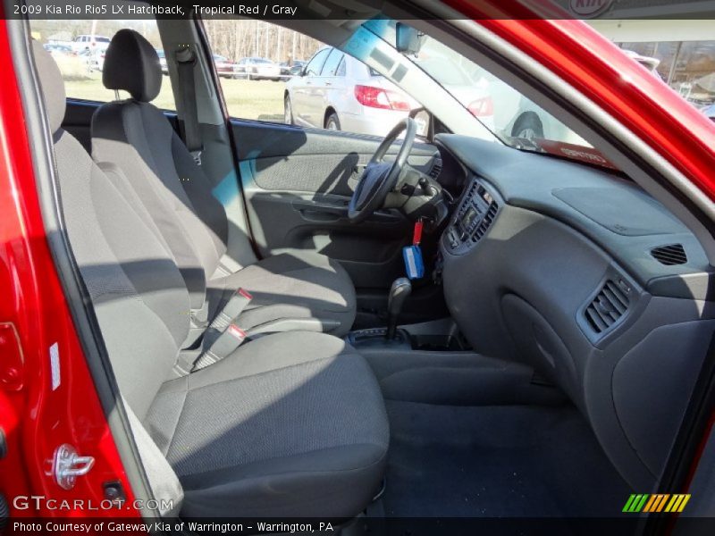 Tropical Red / Gray 2009 Kia Rio Rio5 LX Hatchback