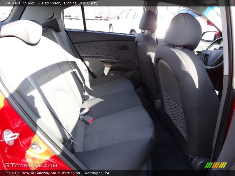Tropical Red / Gray 2009 Kia Rio Rio5 LX Hatchback