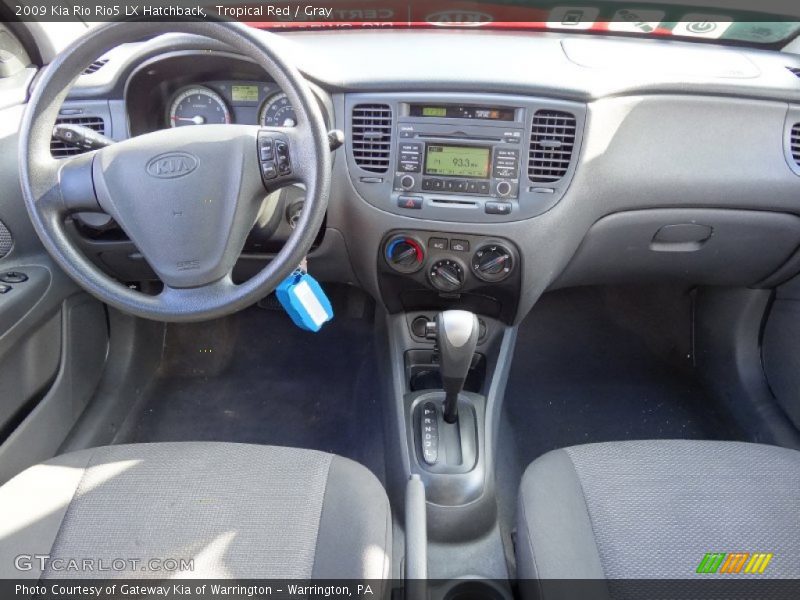 Tropical Red / Gray 2009 Kia Rio Rio5 LX Hatchback