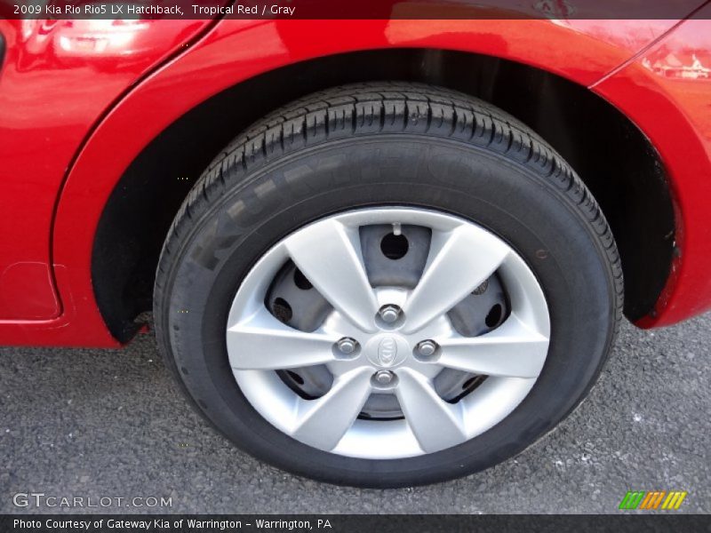 Tropical Red / Gray 2009 Kia Rio Rio5 LX Hatchback