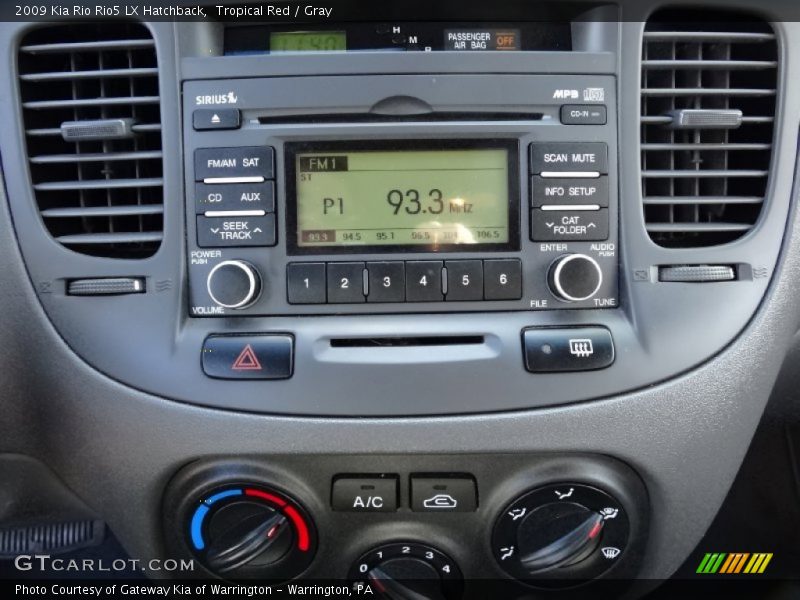 Tropical Red / Gray 2009 Kia Rio Rio5 LX Hatchback