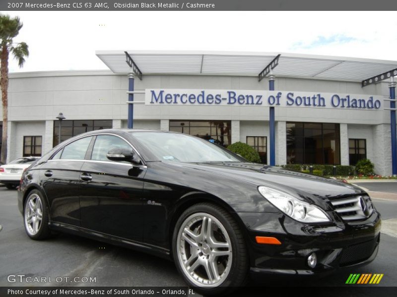 Obsidian Black Metallic / Cashmere 2007 Mercedes-Benz CLS 63 AMG