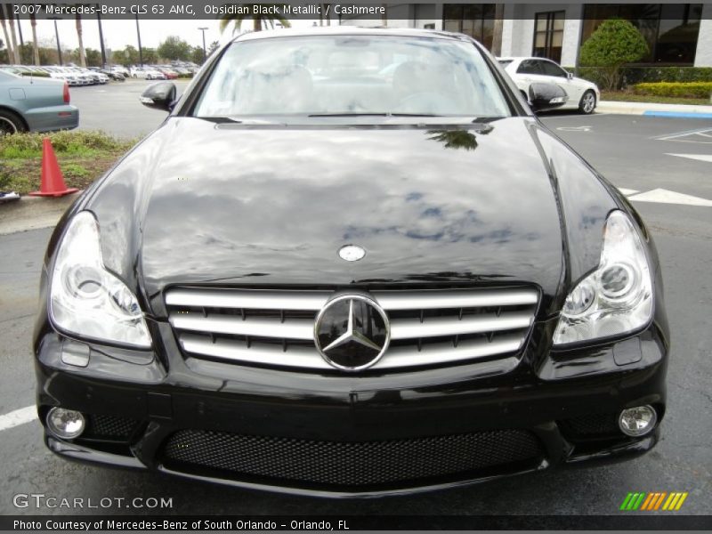 Obsidian Black Metallic / Cashmere 2007 Mercedes-Benz CLS 63 AMG